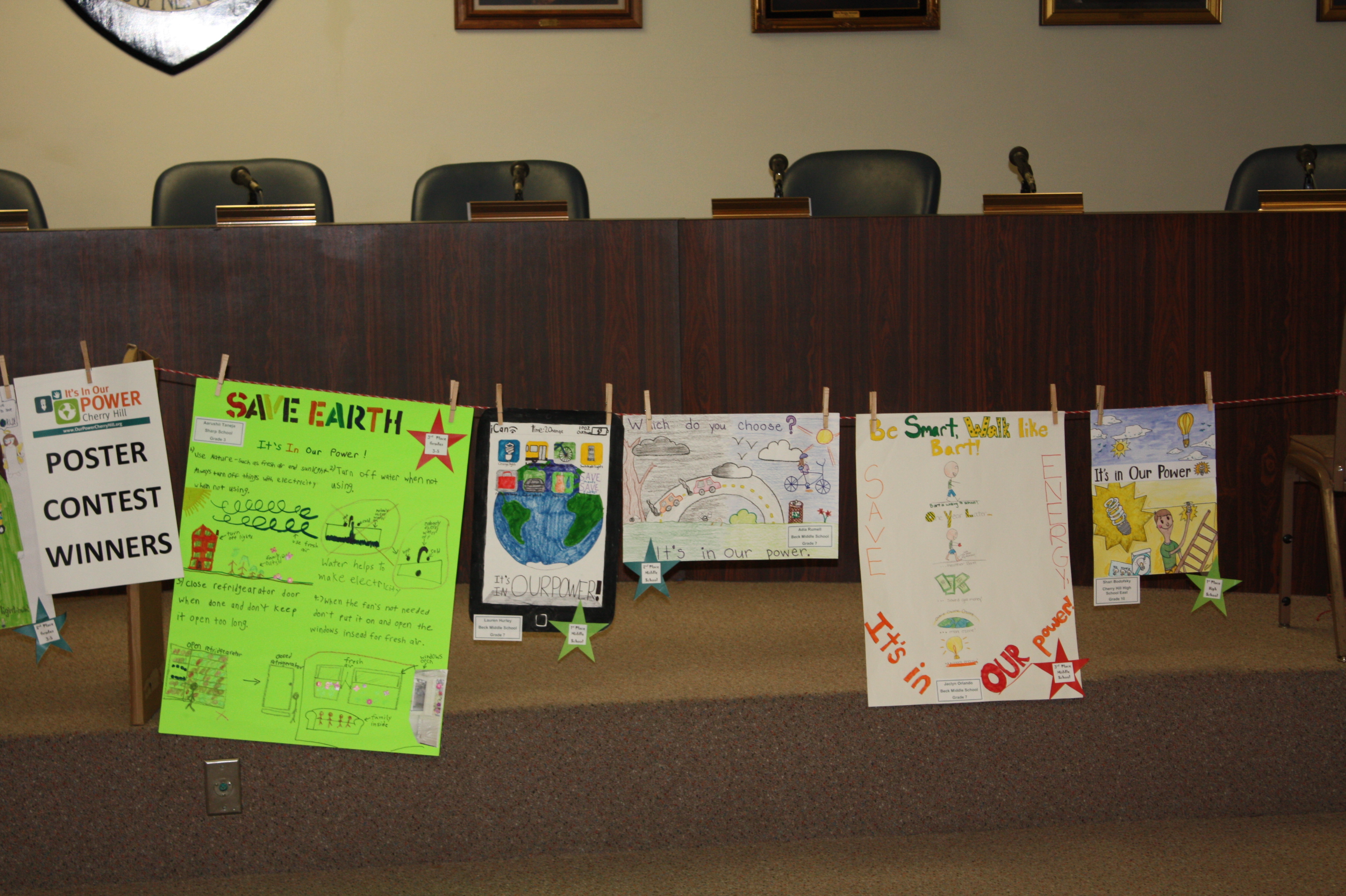 In Our Power poster contest winners 1